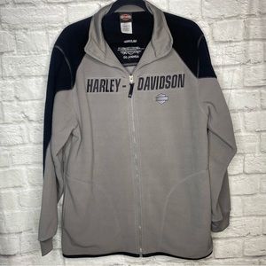 Harley Davidson Polar Fleece zip up - M